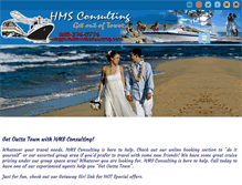 Tablet Screenshot of hmstravelconsulting.com